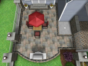 3D patio design